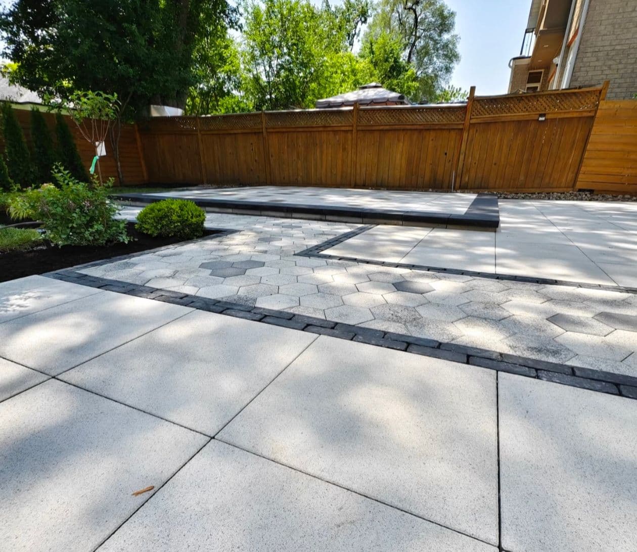 Landscaping work