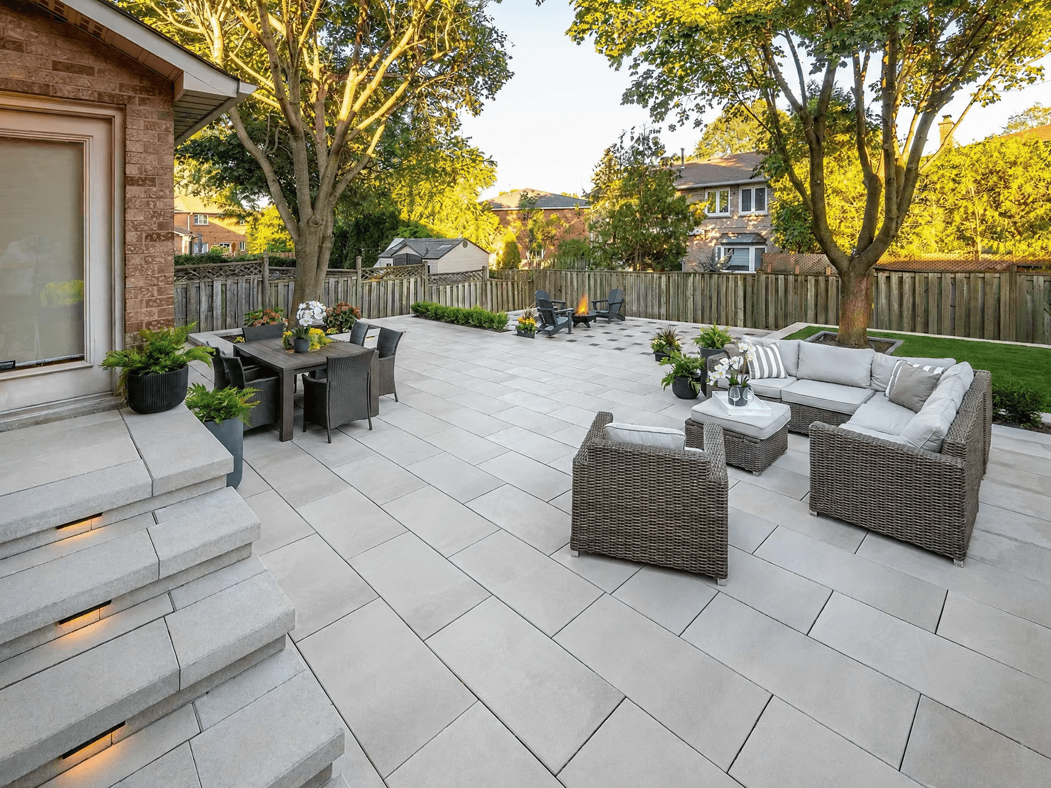 Landscaping work