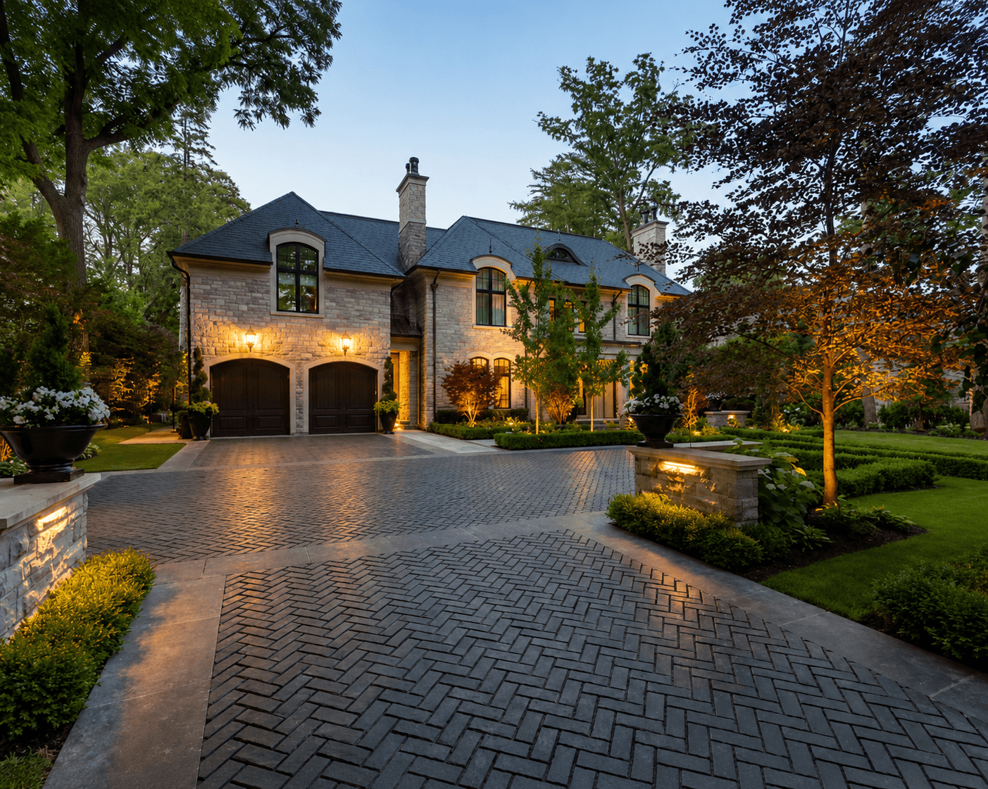 Landscaping work